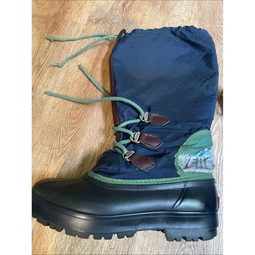 Sorel Winter Boots Ripstop Nylon Rubber Shell Size 8 Vintage Made in Canada - Picture 13 of 16
